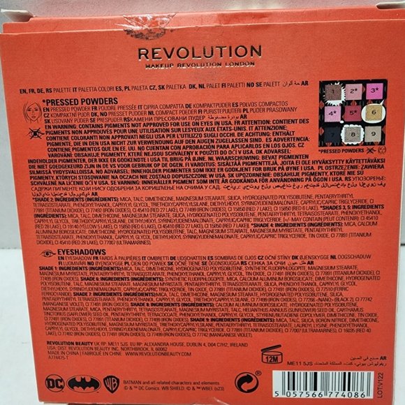 X Revolution Harley Quinn Group -  Cosmetic Bag, 2 Blending Sponges & Eyeshadow - Picture 9 of 11